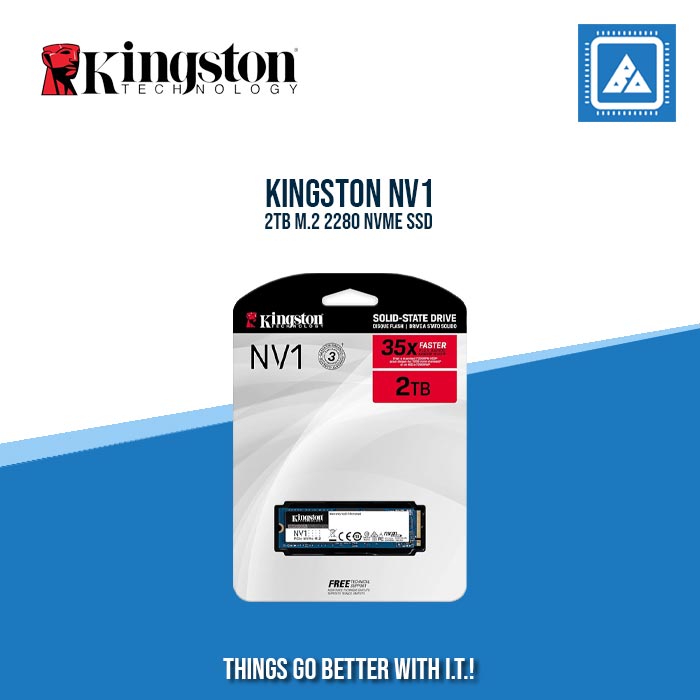 KINGSTON 1TB NV1 M.2 2280 NVME SSD (SNVS/1000G) KINGSTON 1TB NV1 M.2 2280 NVME SSD (SNVS/1000G)